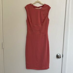Coral Peachy “Swirl” Reiss Dress Size 0